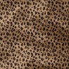Bedruckte Mousseline KARLI Beige / Schwarz